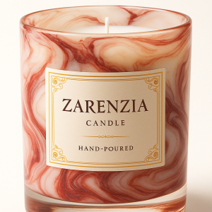 Vela de fresa con vainilla